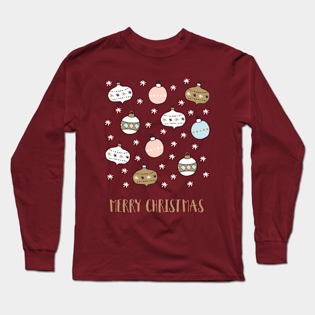 xmas Long Sleeve T-Shirt by lone8